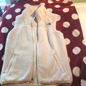 Women’s Small North Face Fuzzy Vest